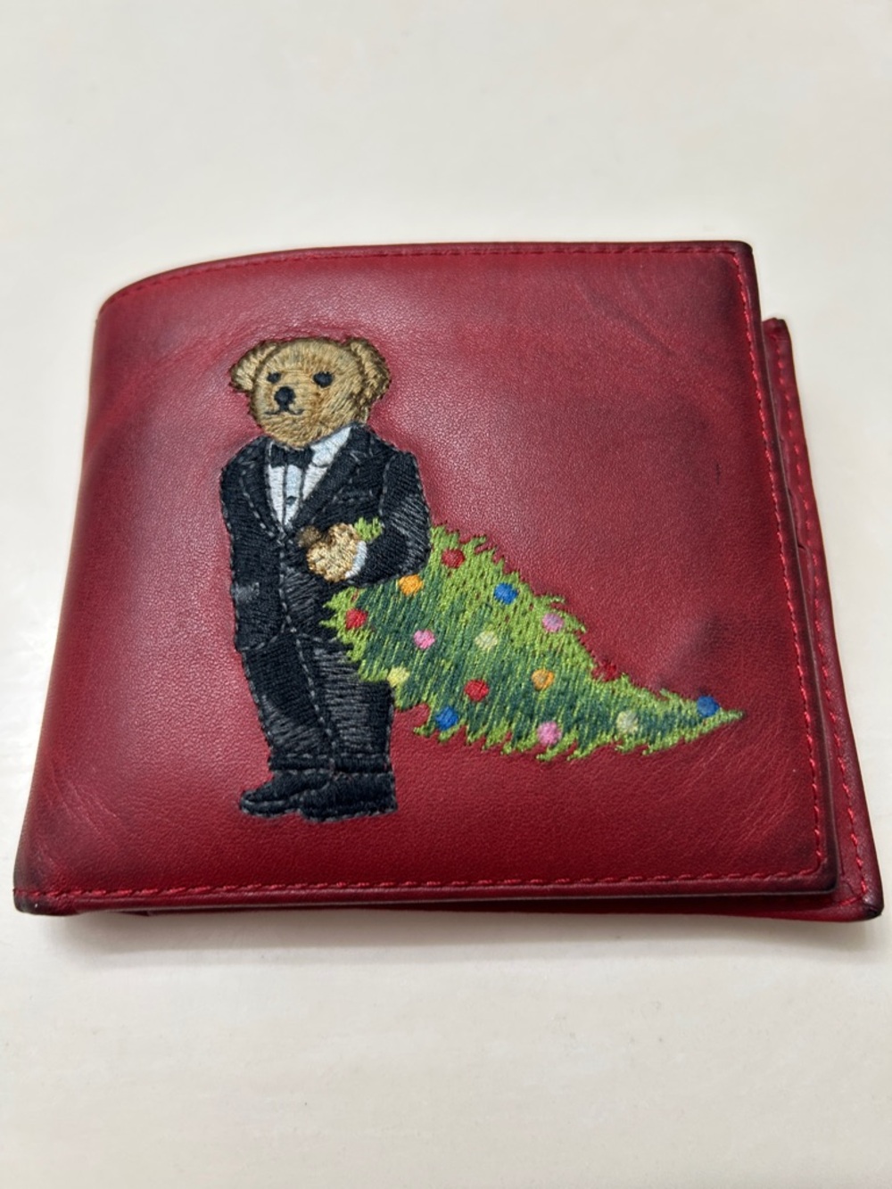 Ralph Lauren polo bear christmas’s wallet